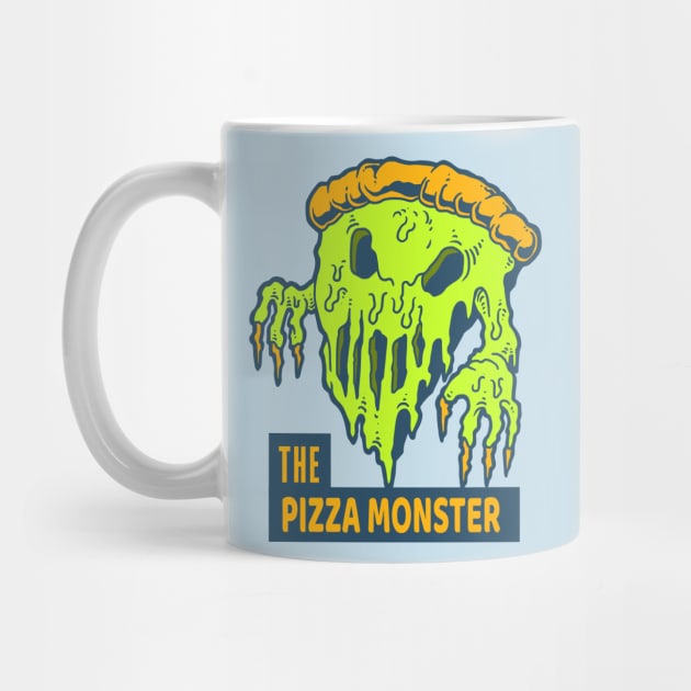 Pizza Monster by Dark Planet Tees